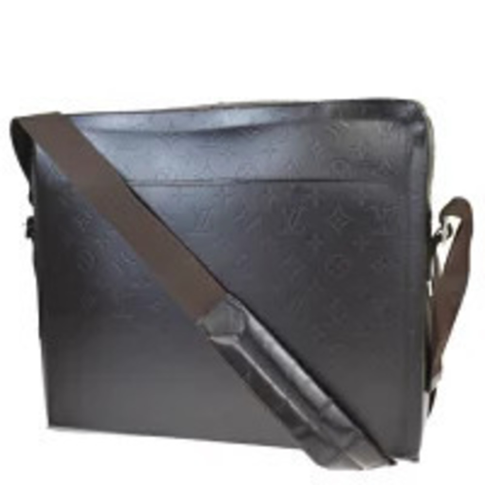 Louis Vuitton Steve Shoulder Bag Monogram Glace Caf Leather